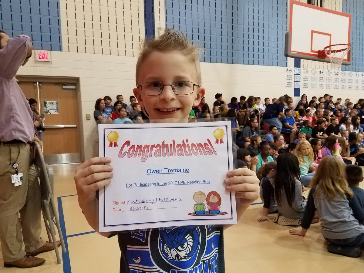 vanderson_mrs's tweet photo. Owen represented our class in the #readingbee https://t.co/XxgLcuhLiv