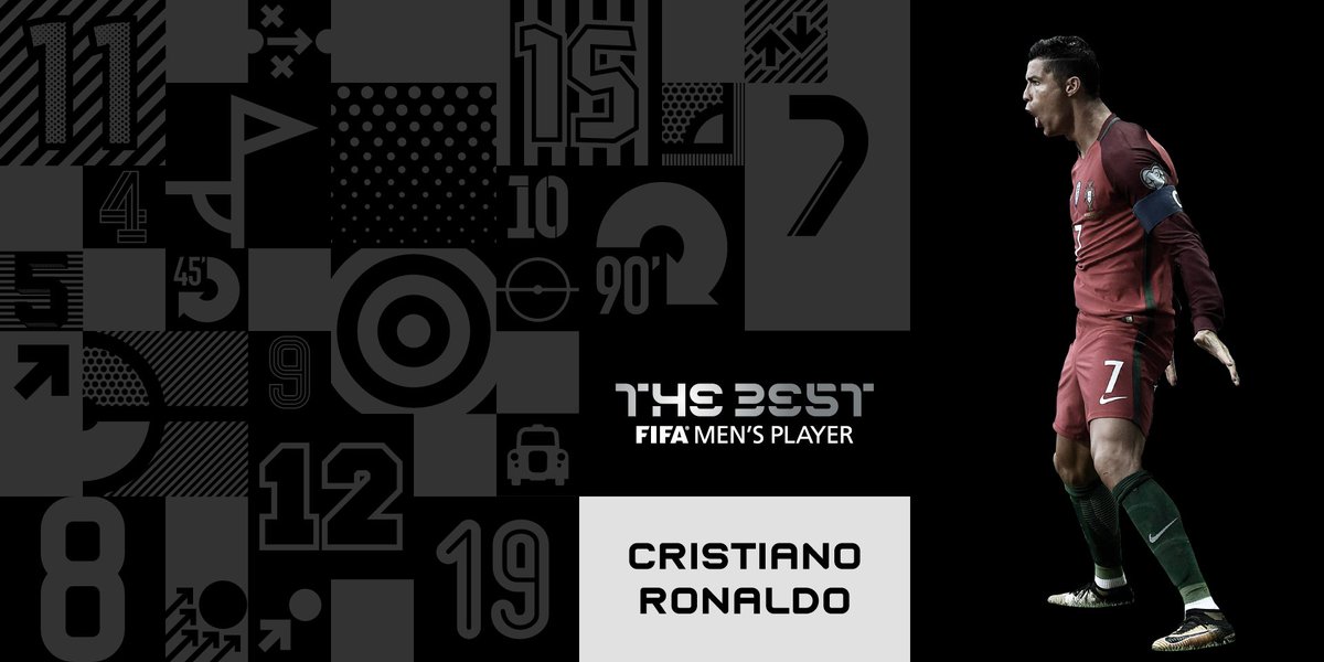 Cristiano Ronaldo eleito pela 5.ª vez o melhor jogador do mundo DM2PGSSW4AE9nJo