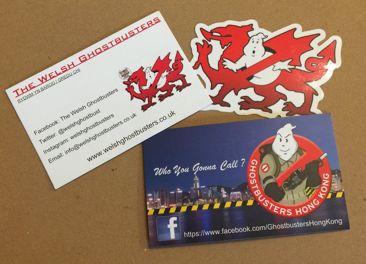 welshghostbust's tweet photo. Thanks to @William23245138 of Ghostbusters of Hong Kong for pack parts and business card! #ghostbustersinternational #franchises https://t.co/L5F5A23qYe