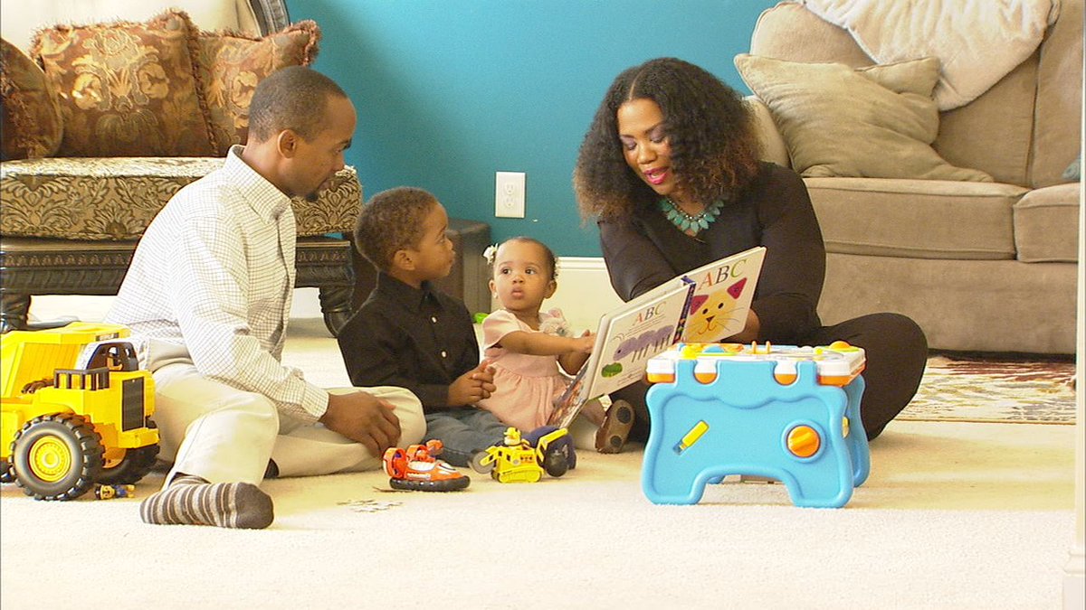 Fox5KevynStew's tweet photo. @5: This couple says "Faith over fear" &amp; "Believe again". They share their challenging journey to finally become parents.  #fox5atl https://t.co/2smF6260rG