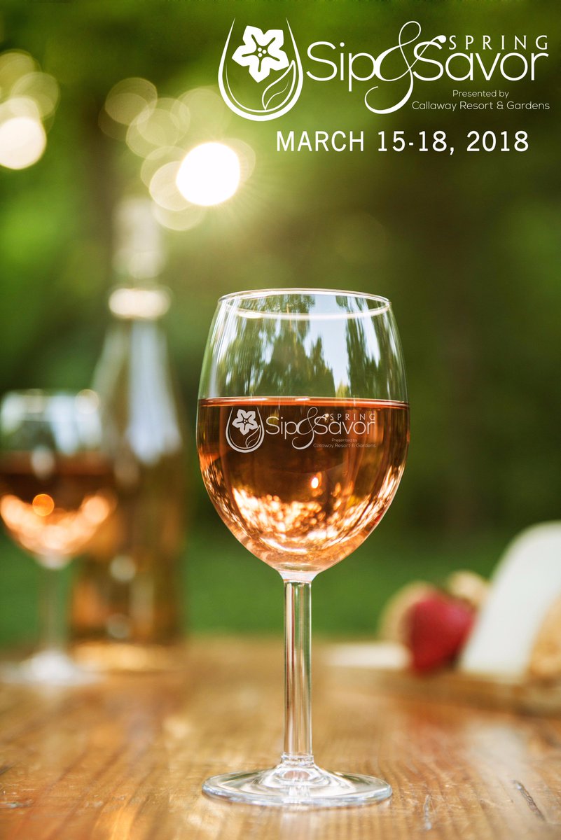 SipSavorSpring's tweet photo. Unveiling https://t.co/zoWQw8n9W6 @callawaygardens March 15 - 18, 2018, Save the Dates! https://t.co/iLBgR3QSxJ
