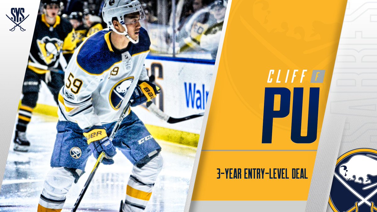 SIGNING 👉 We've signed forward <a href="/cliffp_8/">Cliff Pu</a> to an entry-level contract. bufsabres.co/U8fkyE