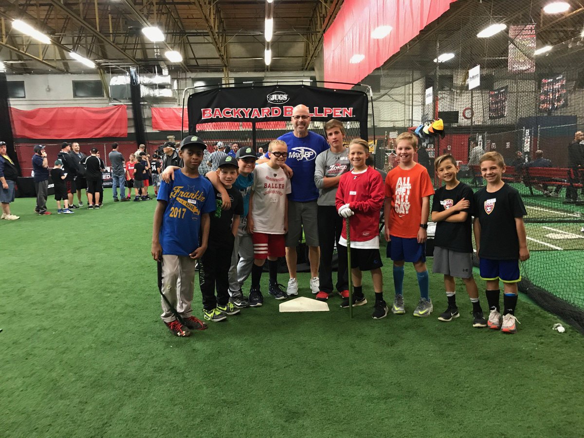 Max_BP's tweet image. Had a great time at @ZONEDSports #BatDemo last week. Check out their players testing out MaxBP&apos;s #BetterBat &amp;amp; #PitchingMachines! #TeamMaxBP