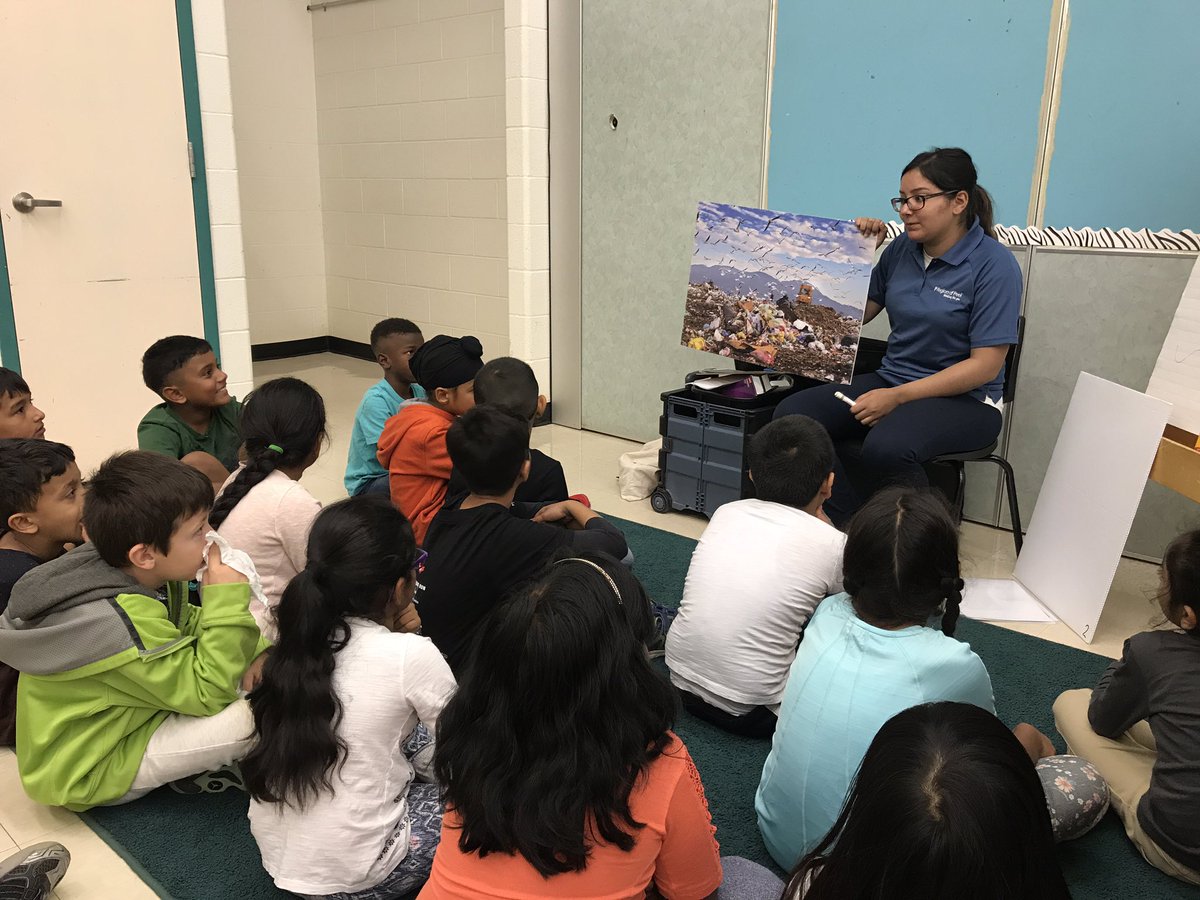 Mrs_Loreti's tweet photo. Students enjoyed the waste reduction workshop today! ♻️ https://t.co/PsTUcHxzMC