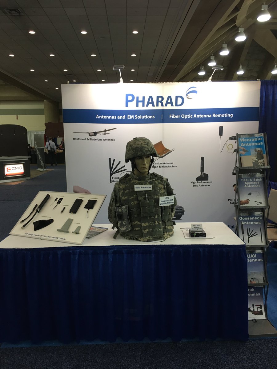 pharadoctane's tweet photo. The Exhibit Hall at #MILCOM2017 is now open! Come visit us at Booth 927 to see our latest covert antenna and RF-over-Fiber products. https://t.co/MSTACQqZOw