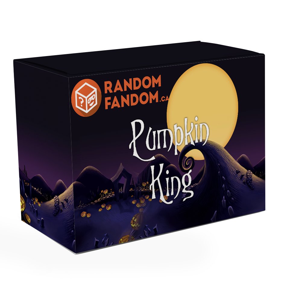 randomfandombox's tweet photo. Pumpkin King Box is back up with limited quantities available. Grab one for Halloween! #NightmareBeforeChristmas https://t.co/OmRk3mX7Jt https://t.co/w1R6UnIyfj