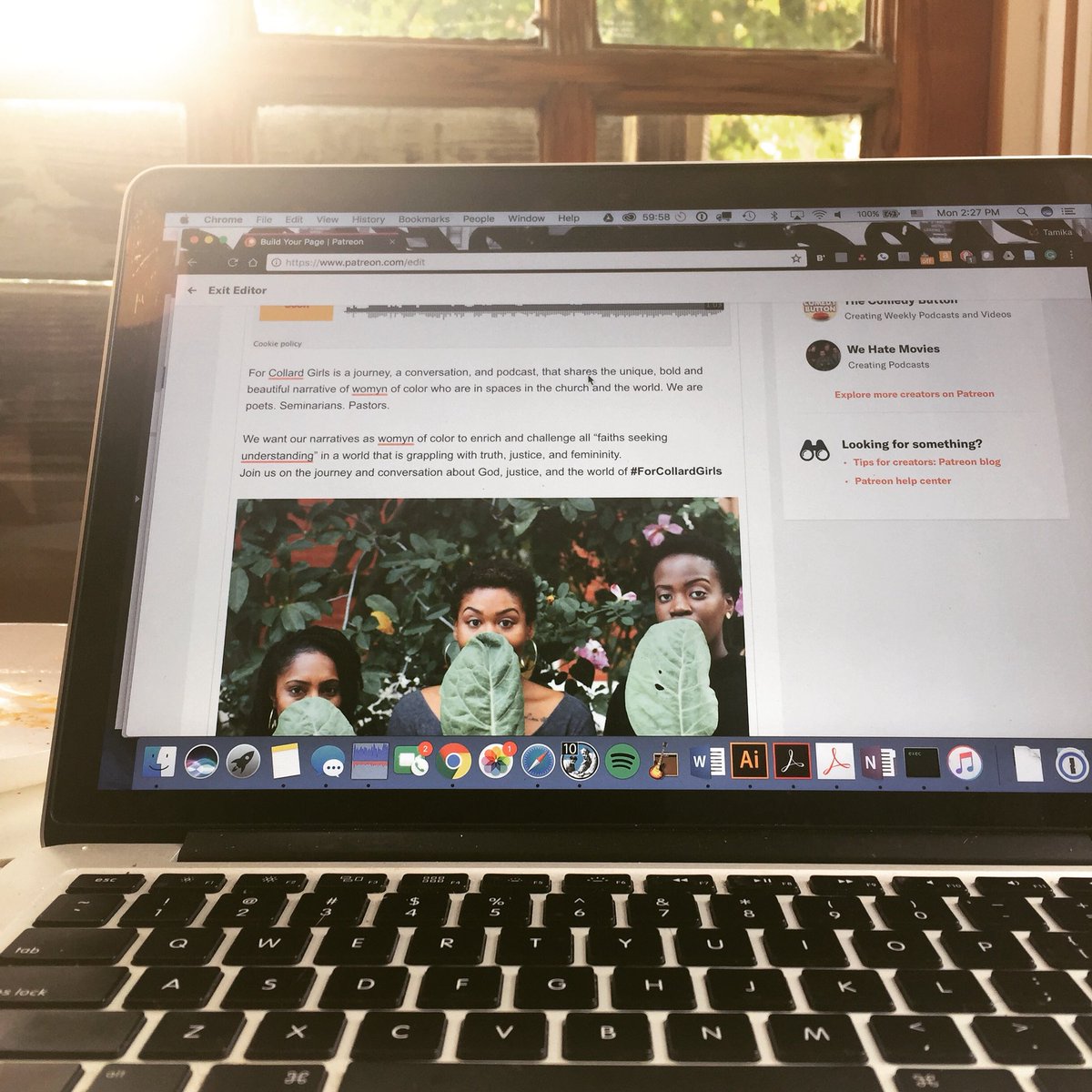 ForCollardGirls's tweet photo. New @Patreon support page coming soon! We’re working hard to bring some dope content! #ForCollardGirls https://t.co/9RIgAL5TOV