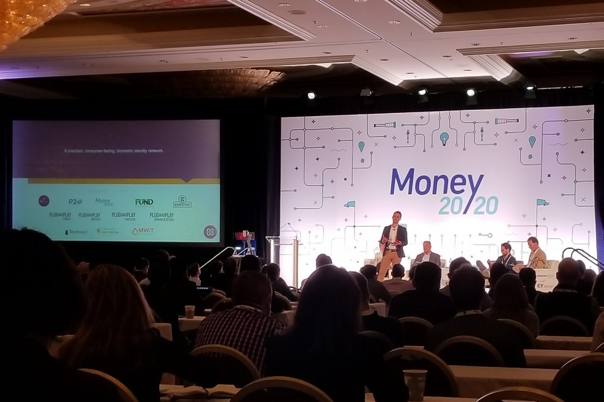 khconnection's tweet photo. Cheering on @onlykeyo as @jaxonklein pitches @money2020 #biometrics #fintech #chicagofintech https://t.co/q8DUeofhkt