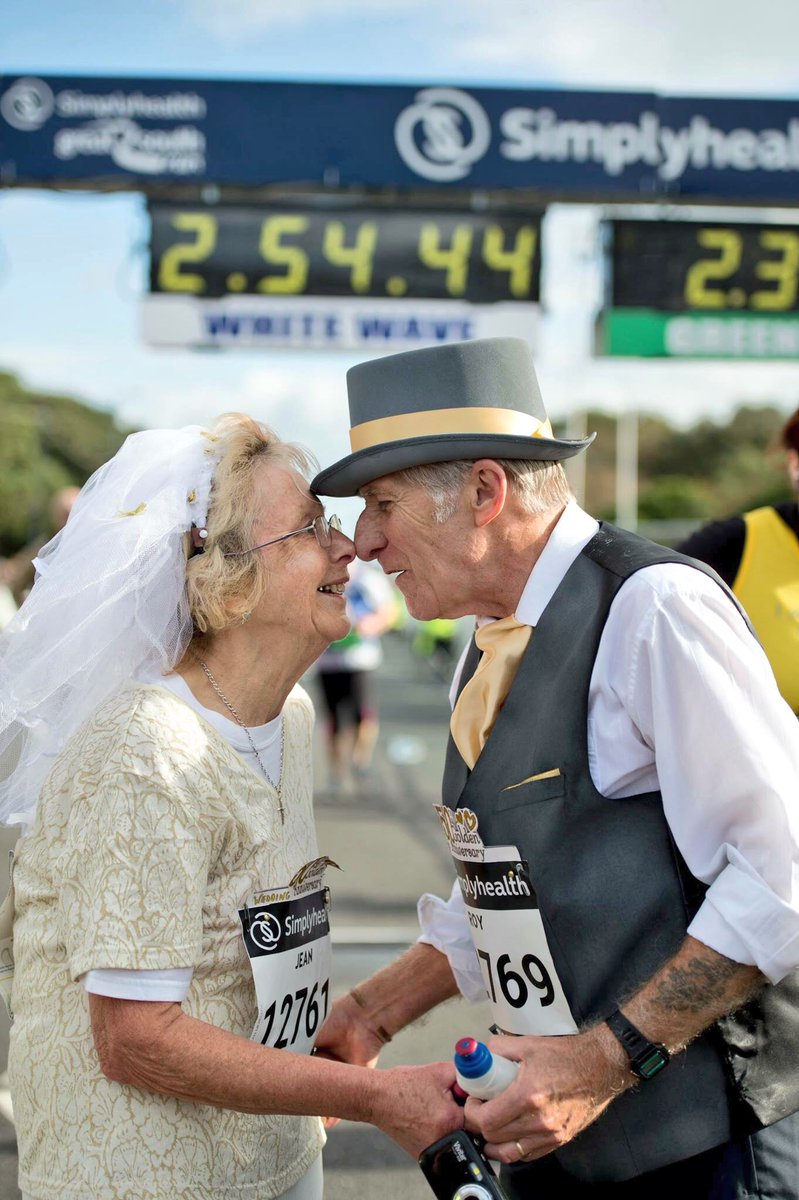Somer_AC's tweet photo. Our very own Roy &amp; Jean @Great_Run #greatsouthrun #Portsmouth #50th #GoldenCouple #Anniversary #somerspeed https://t.co/OACUEEddLj