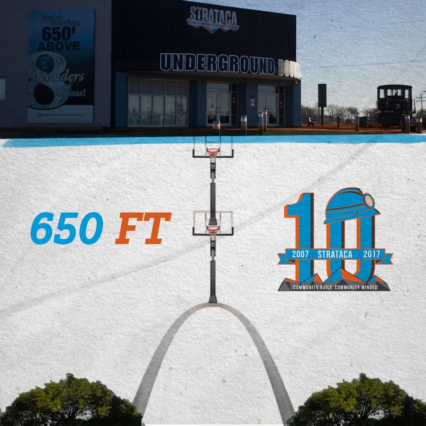 UnderKansas's tweet photo. Did you know when you're #UndergroundBound, you're traveling further than the St. Louis Arch is tall? https://t.co/x6WukfbM1A