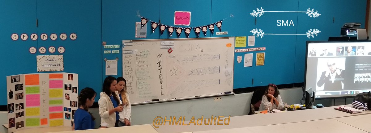 CUgalde77's tweet photo. Success Management Academy students present Hispanic Hertiage Projects in Ms. Lovato's class @HMLAdultEd https://t.co/HNw7iehwza