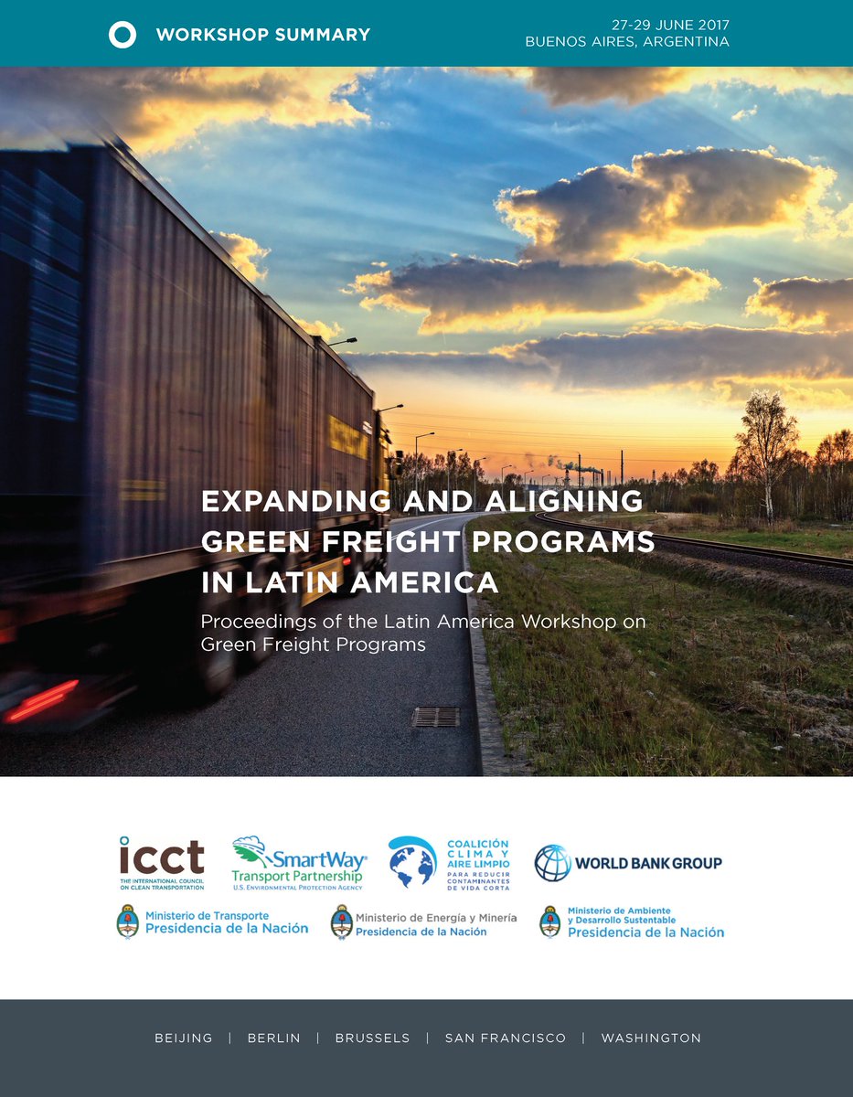 [NEW workshop summary report] Expanding and aligning #greenfreight programs in Latin America globalgreenfreight.org/resources/work…