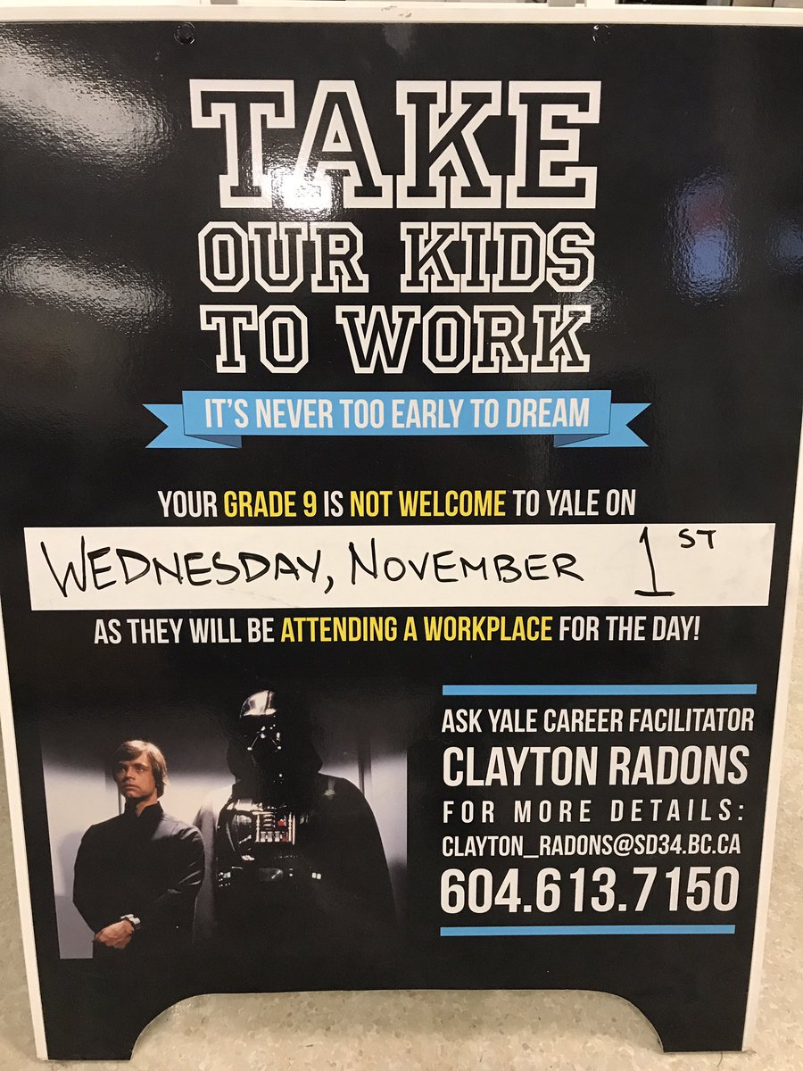 It's coming.....  where are you going on November 1st? #beprepared #yalelions #careers #abbotsfordcareers