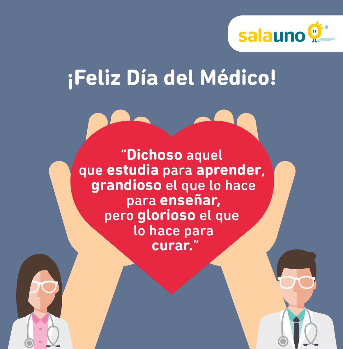 Oftalmología salauno on Twitter: "¡Feliz día del Médico! ¡Gracias a su