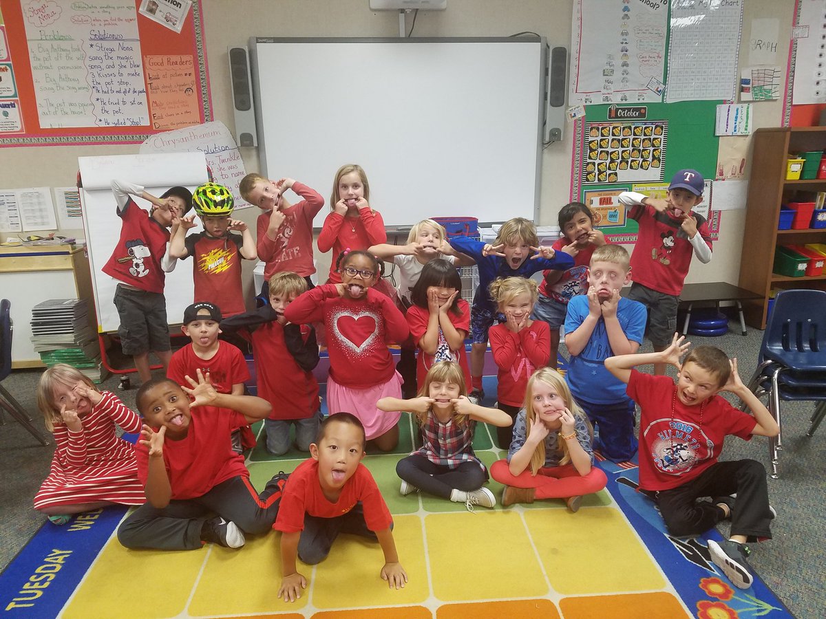 Aren't we cute in red!