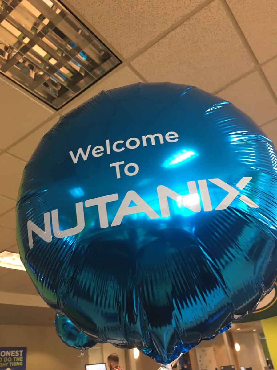 JMoocow's tweet photo. Day One. Thrilled to be working @Nutanix. #NutanixNation #NutantLife #LoveWhereYouWork https://t.co/w4v0hrZZ10