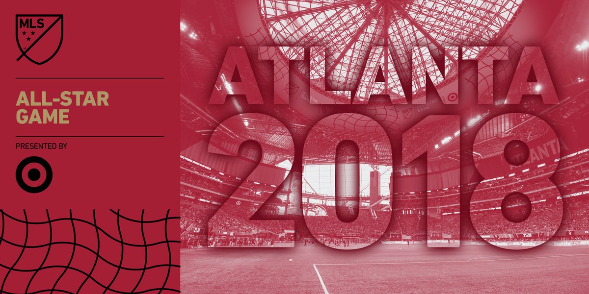 MLS's tweet photo. All-stars in the 🅰️!

Atlanta will host the 2018 #MLSAllStar Game presented by @Target. https://t.co/CySIuiIS0o https://t.co/J18xPxY9PY