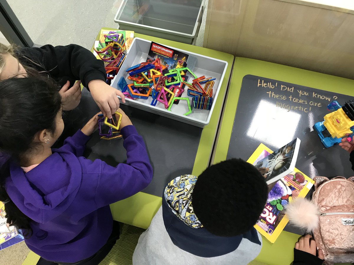 ESCSLibrary's tweet photo. Today we learned that our tables are magnetic! #tookuslongenough https://t.co/UwmdVNevCq