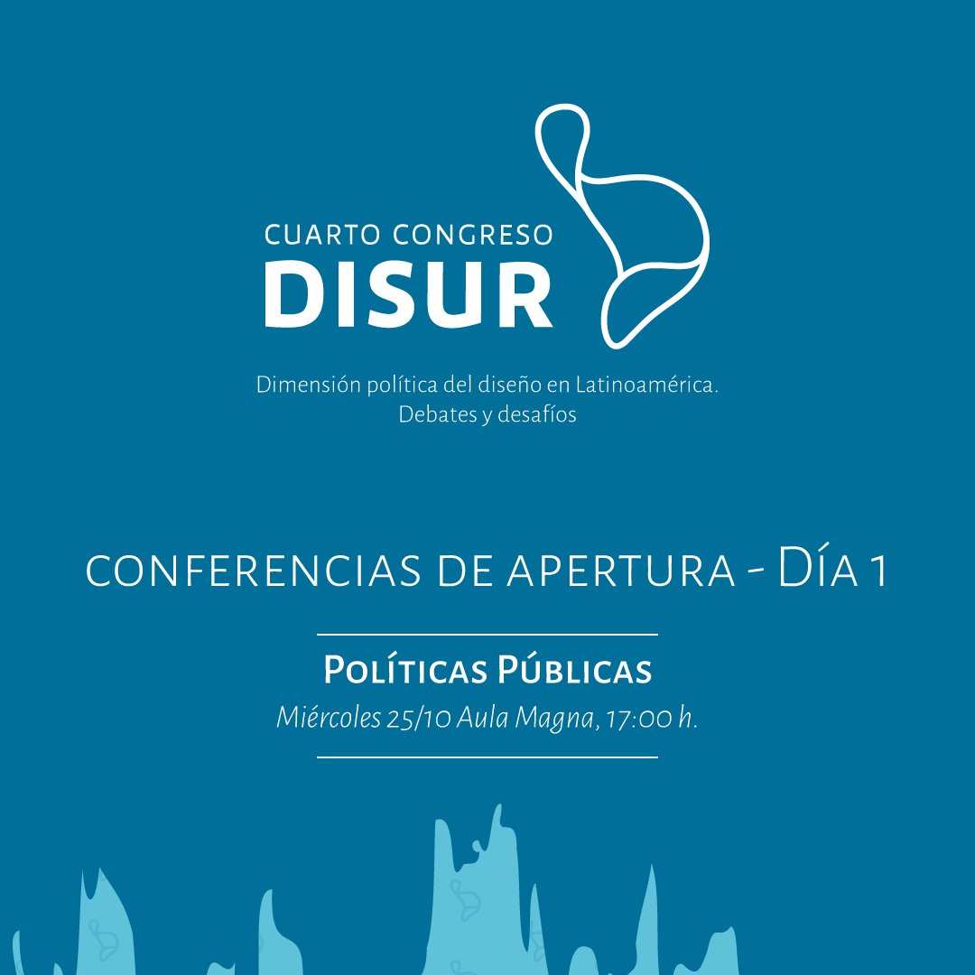 reddisur's tweet photo. #4CLD: Conferencias de apertura. Políticas públicas. Mié 25/10 17:00 h. https://t.co/cEiPIIUF9O https://t.co/cA05cvzjlA