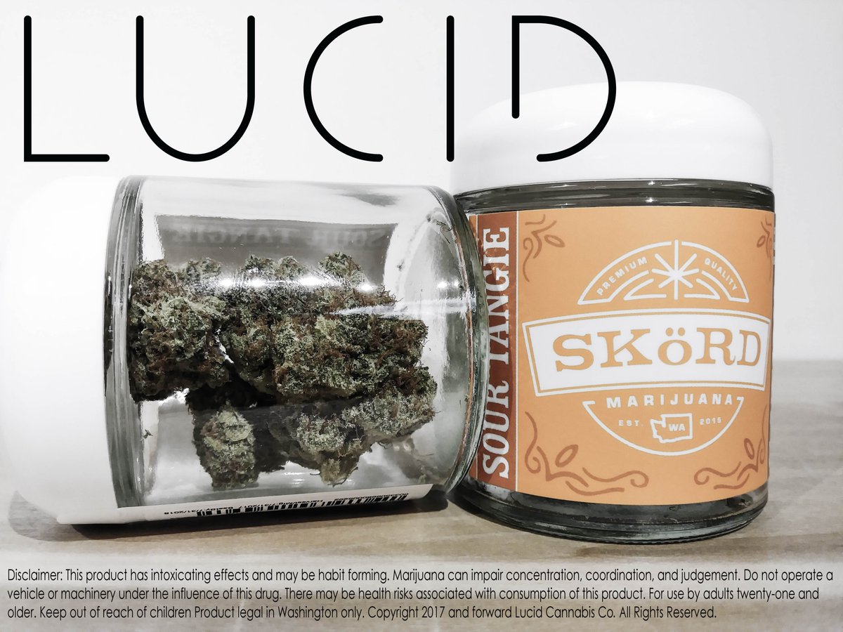 LucidLacey1's tweet photo. Monday leaving a bad taste in your mouth? Have a #smokesesh with #sourtangie from @SkordMarijuana it'll turn your week right around! #WApot https://t.co/babX0pCEcB