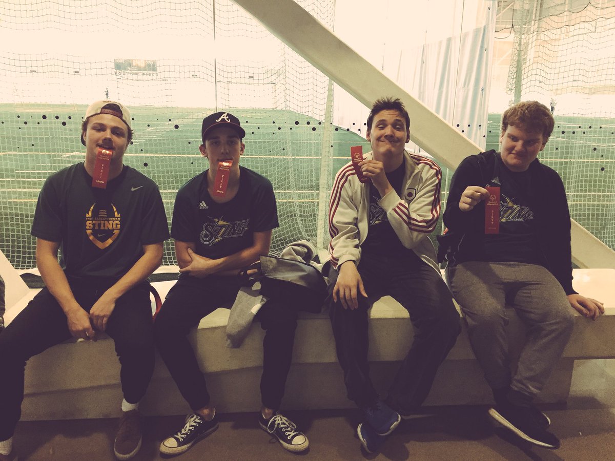 forthighschool's tweet photo. Winner winner chicken dinner!! Sting team came in first place in Unified Bocce tourney today!! #fortsask #forthigh https://t.co/czFahWq1UC