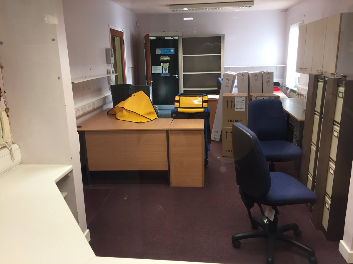 lawps's tweet photo. Former P6 classrooms getting a makeover, empty office in the ‘old’ building. It is starting to feel a bit empty! #LawPSextension https://t.co/ZL7F5UJgGS