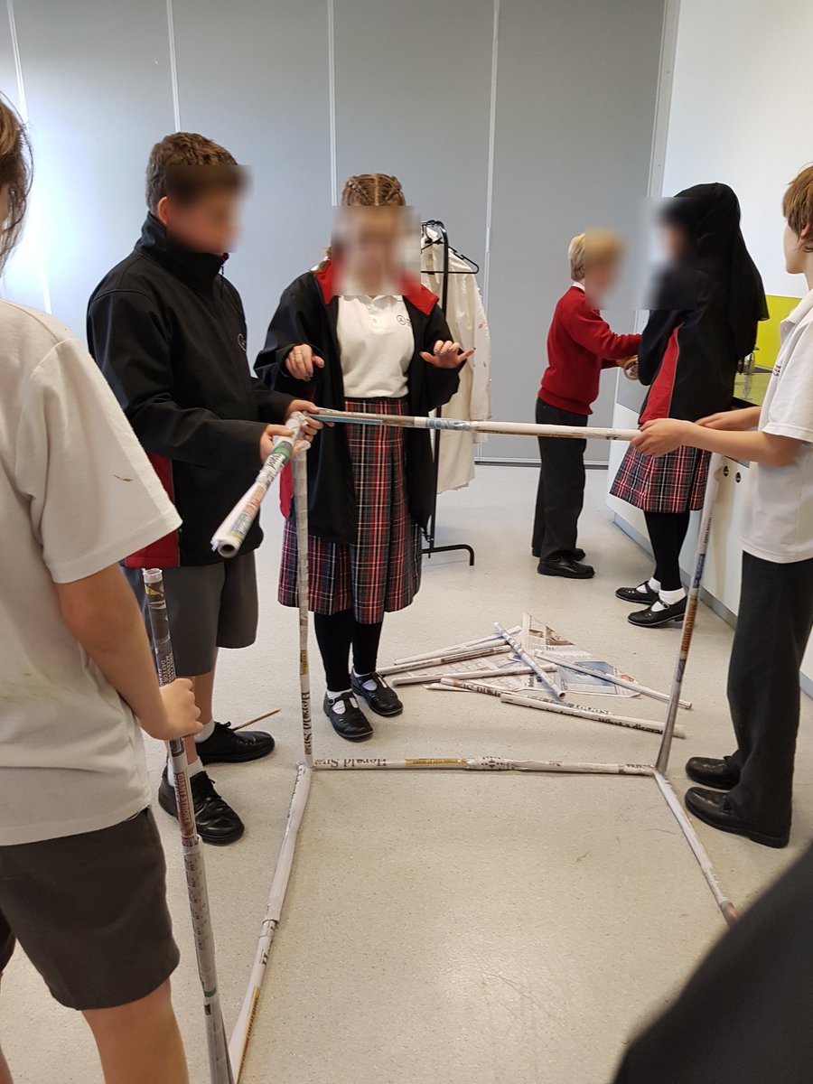 randiklassen's tweet photo. Introduction to volume? Build a cubic meter. Teamwork. Problem solving. Architecture. #grade7 #edumath #edchat https://t.co/wUVc8HBk2m