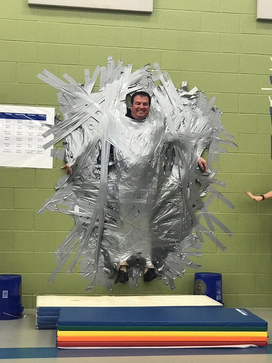 McBride1st's tweet photo. Fun Run Celebration!! Mr. Beaty was a great sport!! https://t.co/Tr5c7jw6An