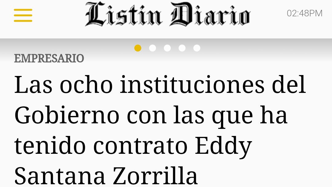 ElAliancista_RD's tweet photo. Ocho son las instituciones del Gobierno con las que ha tenido contrato Eddy Santana Zorrilla, empresario acusado de asociación de malhechores y corrupción en perjuicio del Estado, señala la prensa #OMSA https://t.co/jmZu2cvyYy https://t.co/OlS1sk7tnf