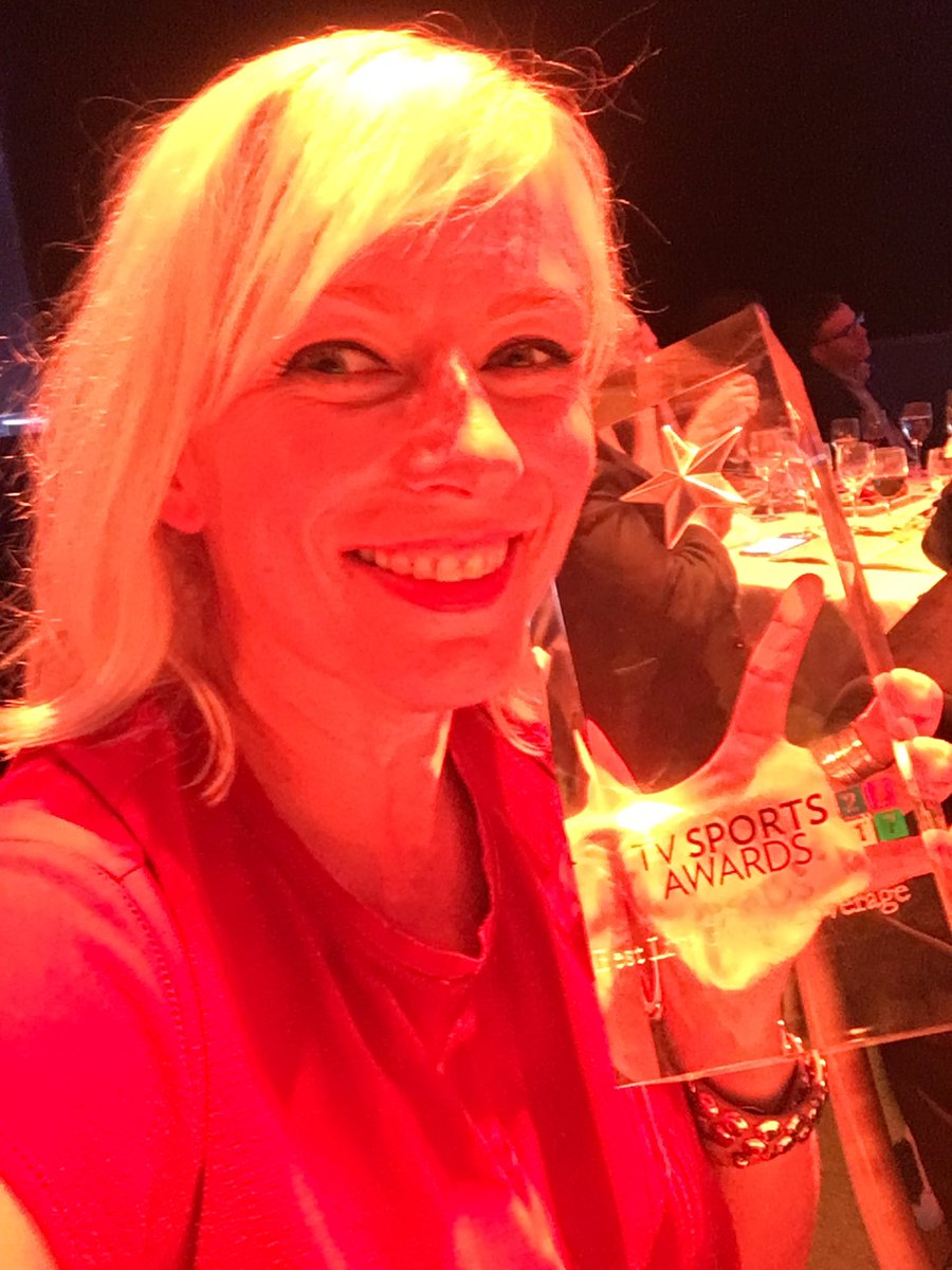 We won!!! Best Live Event coverage <a href="/TVSportsAwards/">TVSportsAwards</a> for <a href="/LeTour/">Tour de France™</a> coverage by @Eurosport !!! Thank you!!! So proud!!!