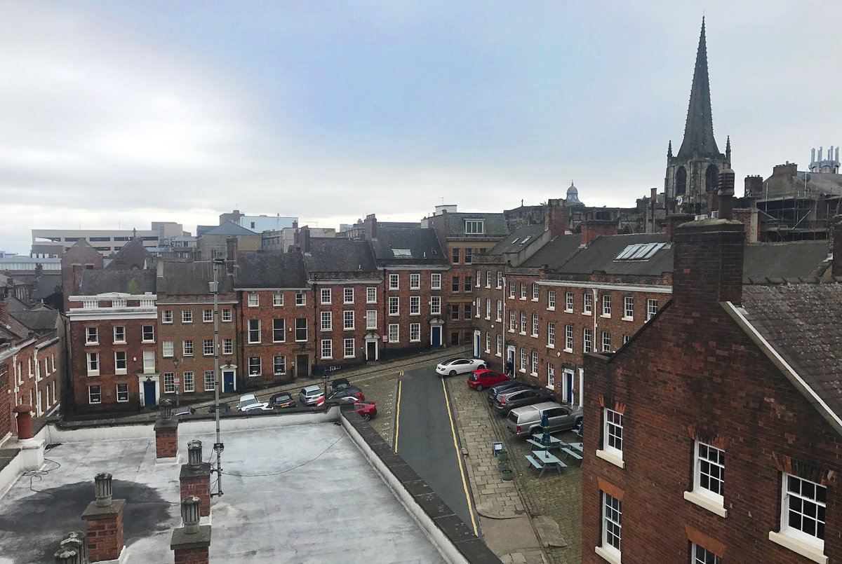 WalkerWoodLtd's tweet image. #Sheffield skyline from the rooftops in Paradise Square.
Was there as part of #DevelopmentMonitoring project #SheffieldisSuper