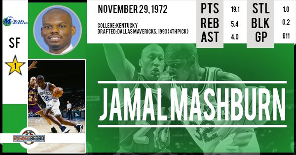 Happy birthday Jamal Mashburn     