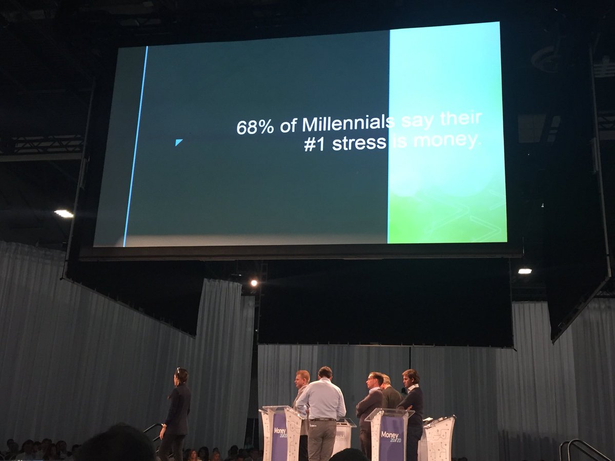 laureltaylor1's tweet photo. 68% of millennials say their #1 stress is money, @linzor1 w @longgame. Meet the app that’s turning that 🙁upside down. @money2020 https://t.co/37HnniLZ1a