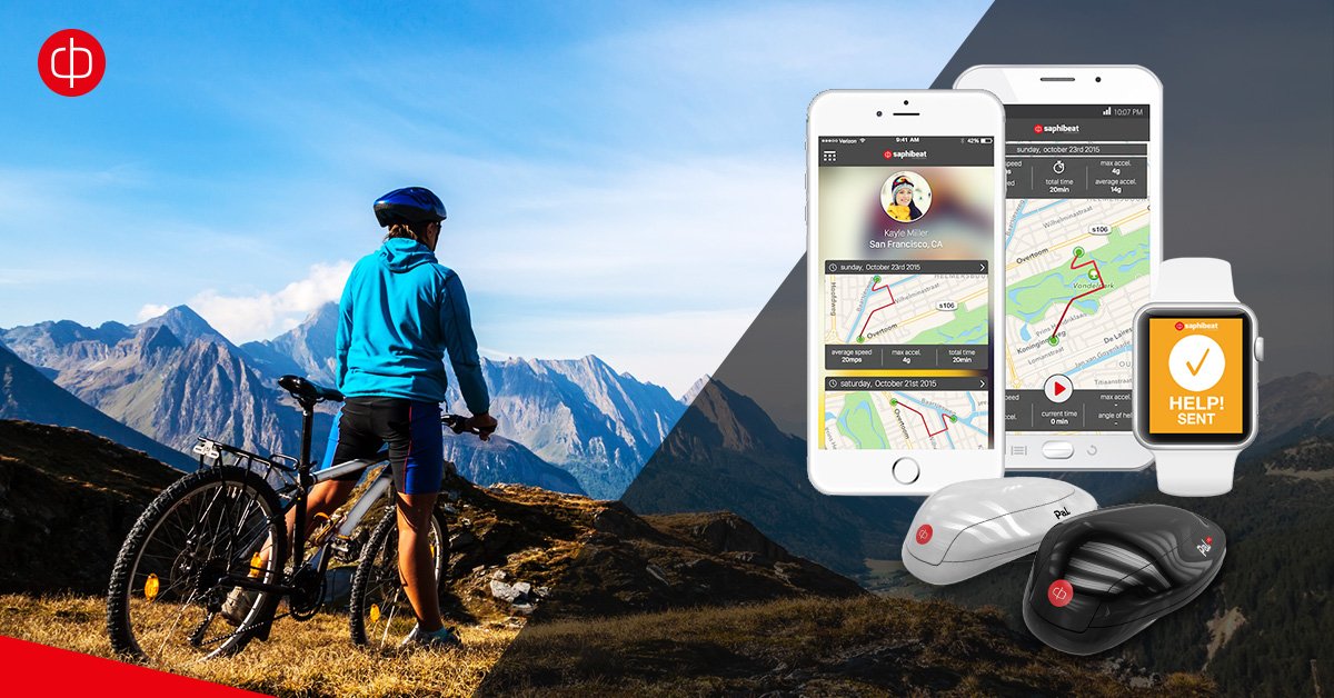 SaPHIBeat's tweet photo. No matter where your #adventure takes you, stay connected to your loved ones with the #PhiPAL active #safety monitor. #mtb #mountainbiking https://t.co/LZpsFBxY41