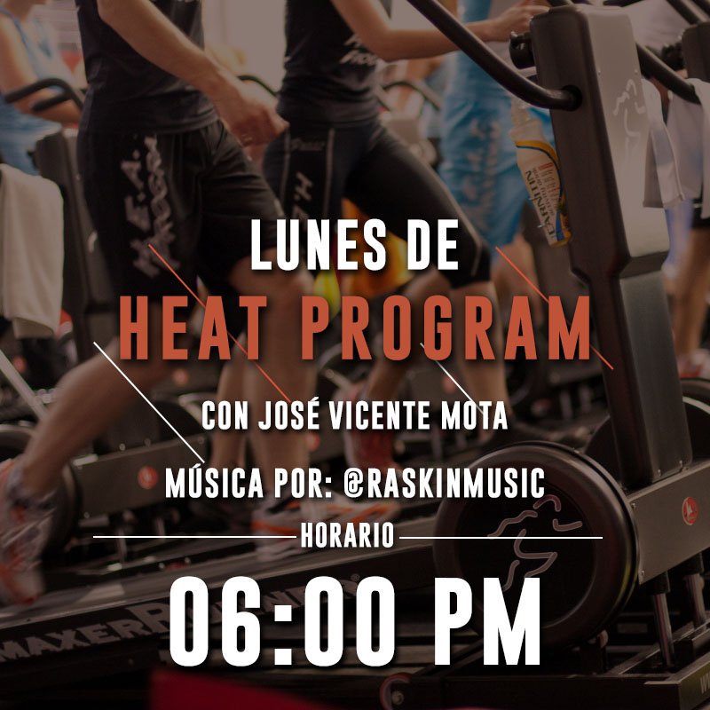 re_training's tweet image. Ya se acerca la hora para nuestra poderosa clase de #HeatProgram con música de @raskinmusic ⚡️💪¡Te esperamos! #retraining #gimnasio