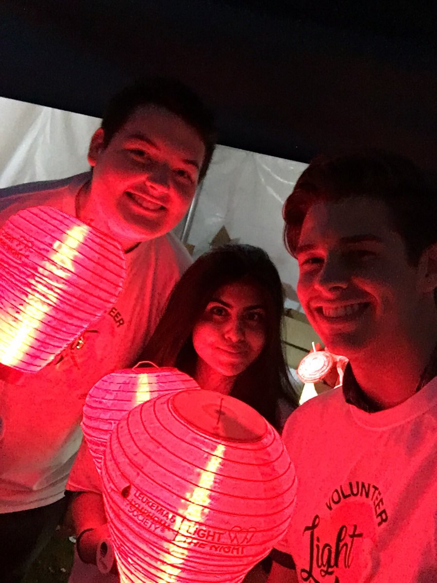 <a href="/mhs__interact/">MHS Interact</a> officer Brian Gensheimer "lighting the night" in support of cancer research!