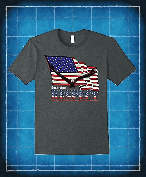 FutureImaging's tweet photo. #USA Flag Deserving #RESPECT with Eagle
https://t.co/wPiX1GTcEY #FutureImaging #tshirt #fashion #design #graphics #Amazon #AmazonPrime https://t.co/7CfQeILqHa