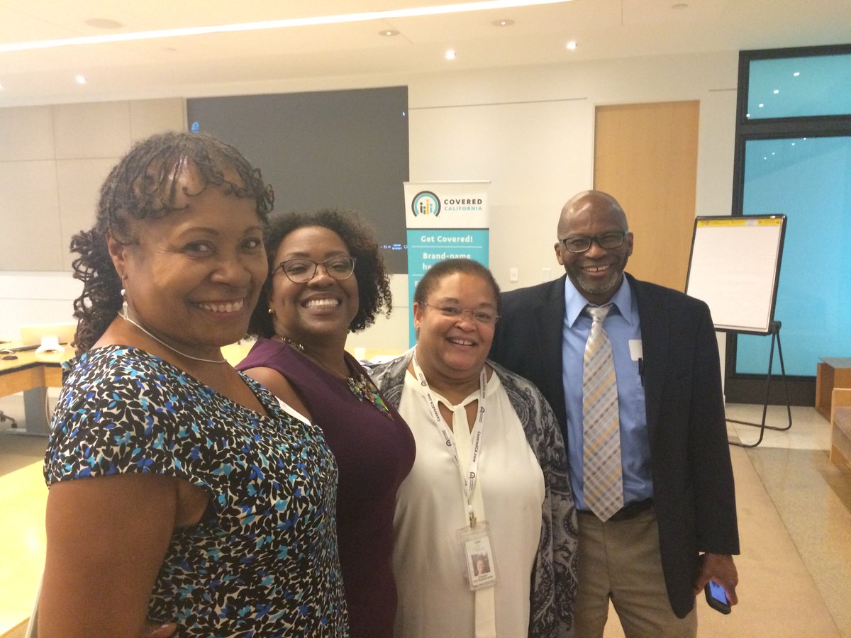 CoveredCA's tweet photo. Thanks to @CalEndow for hosting a #CoveredCA media roundtable with members of the CA Black press, discussing the upcoming Open Enrollment. https://t.co/AHHYNF1ygJ