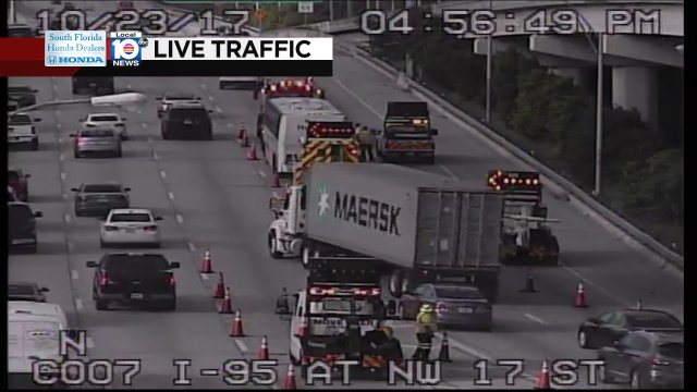 CRASH: I-95 NB & SR-836. Two lanes are blocked; expect delays. #TRAFFIC #MIAMI https://t.co/YzyXeaLPCq