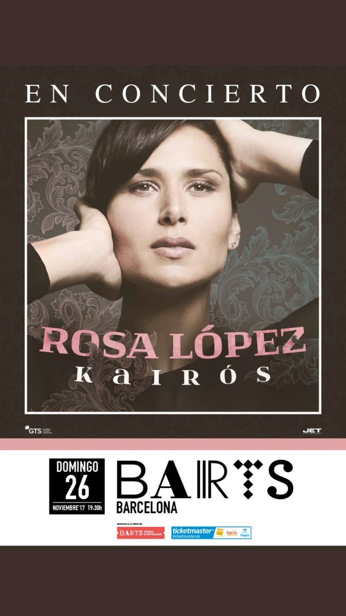 GrupoApoyoRosa's tweet photo. Recordamos la presentación del nuevo disco de @RosaLopez en #Barcelona y Madrid #OTGala0  #Kairos #RosaLopez ENTRADAS YA A LA VENTA¡! https://t.co/p6Odua5Slq