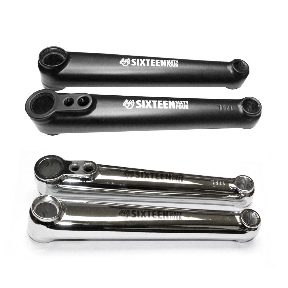 1664BMX's tweet photo. The 1664 BMX Good Ol' Cranks feature 43 thermal heat treated 4130 chromoly arms &amp; a 43 thermal heat treated hollow 19mm spindle. RHD or LHD. https://t.co/29ZHn8G9gD