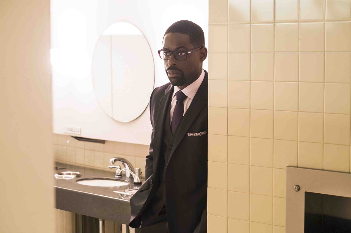 SterlingKBrown's tweet photo. Me, every Monday, trying to get emotionally prepared for Tuesday. #ThisIsUs https://t.co/PLaDsZgaq1