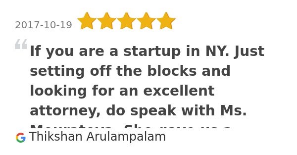 Ekaterinalaw's tweet photo. New 5.0-star Review: "If you are a startup in NY. Just setting off the blocks and looking for an excellent... https://t.co/IRpDcdjJfu