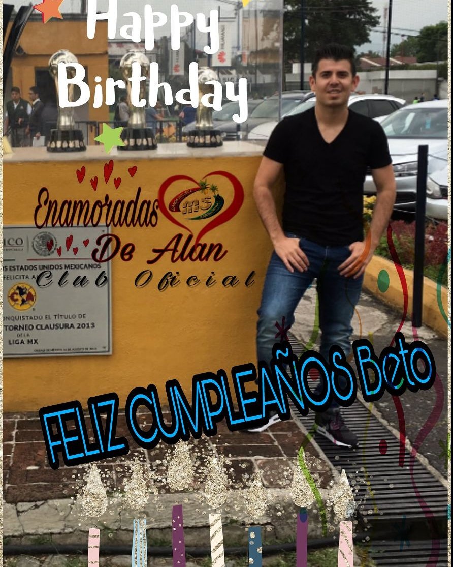 Michell71740368's tweet photo. Feliz cumpleaños @beto_ms
Todo el club Oficial
@EnamoradasdAlan te desea mucho éxito y bendiciones en tu vida felicidades 🎊 🎂🎂 https://t.co/HnTdz33qye