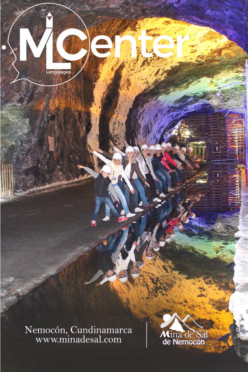 mlcenteronline's tweet photo. Last year's immersion activity at the #Nemocon salt mine #English #inglés #mlcenteronline #MLCenter #idiomas #Colombia #Travel #course https://t.co/ozLGVgmEJx