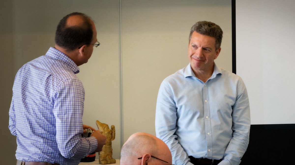 AltusQGrow's tweet photo. "Follow the energy flow, not the time", says Michael Ahie, AltusQ legend. Michael, we will miss your wise counsel and authentic leadership. https://t.co/PYSaxj4ANr