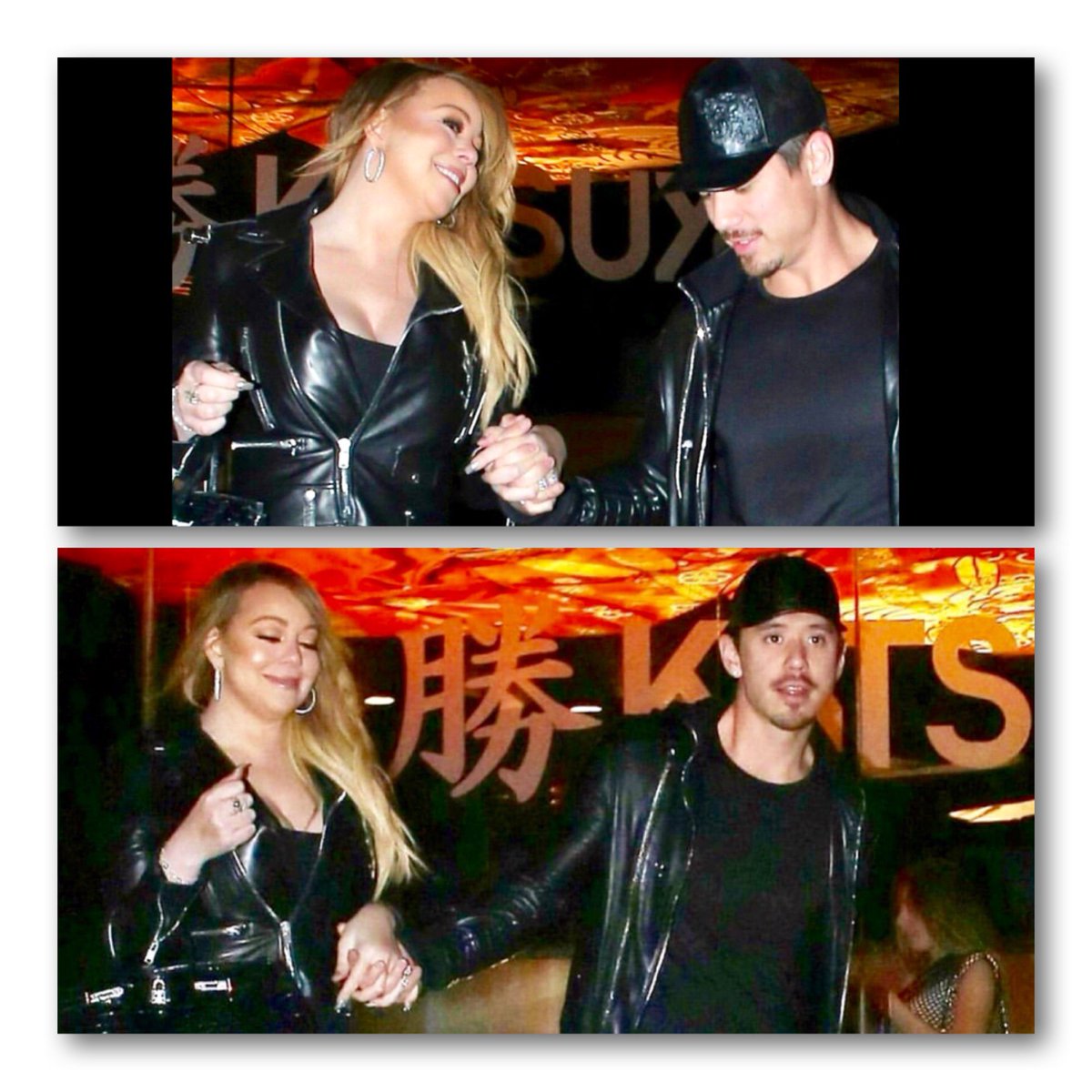 BryanTanakaFan's tweet photo. .@MariahCarey and @BryanTanaka leaving #Katsua Restaurant, #Hollywood, 10/7/17... #hemakesherglow #mariahsworld #mariahandtanakasworld 😍 https://t.co/wgnSMxn9mu