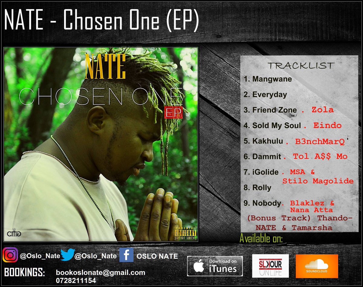 nate_rsa's tweet photo. New heat for the Skreets. Please download/Cop my latest Ep titled "Chosen One". Mad tunes for your head tops. 🔥
D/l: https://t.co/bFuHXWn6Du https://t.co/p2lsIa3Zc9