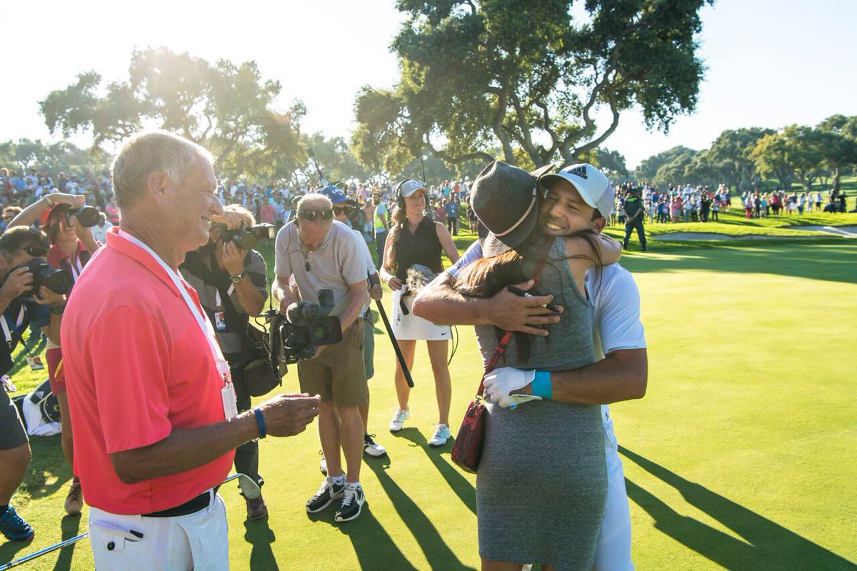 TheSergioGarcia's tweet photo. Nothing better than to have your family with you to celebrate these amazing moments! This one was for the Wifey and Baby Girl Garcia 👶🏻!😘 https://t.co/dHxaHSLMhz