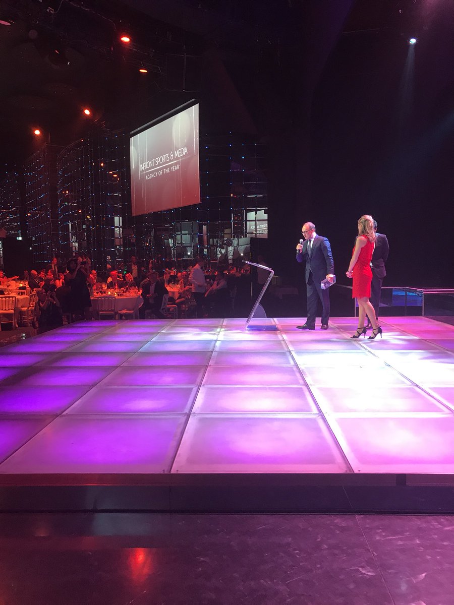 Agency of the Year Award goes to <a href="/infrontsports/">Infront</a> great work!!